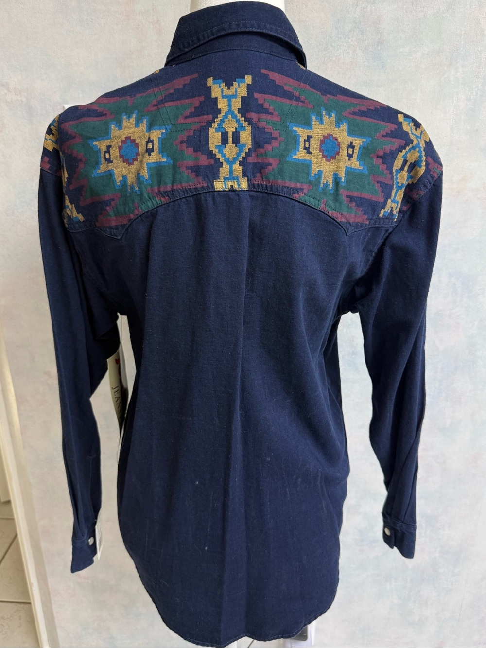 VTG Jordache 2 pc Very Rare Western Shirt & Pants, Original Tags Pearl Snaps - Picture 5 of 16